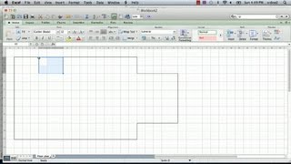 How to Make a Floorplan in Excel  Microsoft Excel Tips [upl. by Ynetruoc]