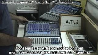 Studiolive 1602 de PreSonus quot spanish quot conseguila en Artier  Argentina  mixer digital [upl. by Murvyn839]