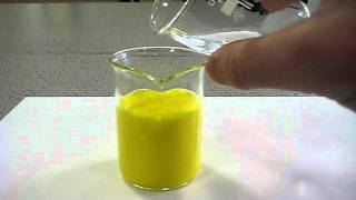 Potassium iodide and lead nitrate [upl. by Karlan]