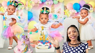 FIRST Birthday Celebration  First Birthday Photoshoot and more in Douala Cameroon 🇨🇲 [upl. by Cramer890]