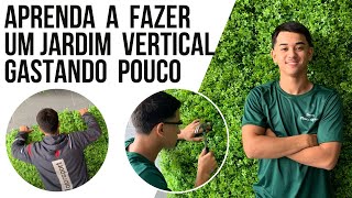 Faça Um Jardim Vertical Artificial Com Poucos Painéis De Folhagens Artificiais Mais Beleza E Volume [upl. by Nnarual48]