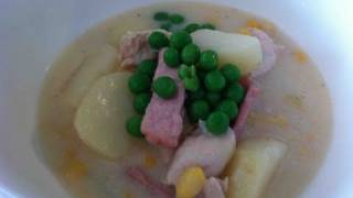 CHICKEN CORN amp BACON CHOWDER [upl. by Avilo]