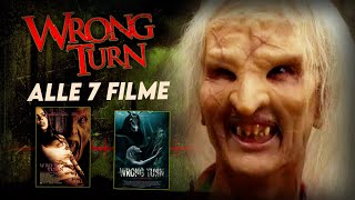 Wrong Turn ALLE 7 Filme Geschichte erklärt  Im Wald hört dich niemand schreien [upl. by Seys59]