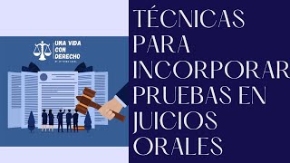 🔴Taller para una IMPLACABLE Incorporación de Pruebas 🧑‍⚖️  Conferencia [upl. by Ydoj]