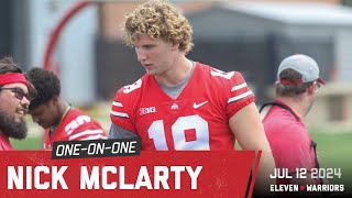 New punter Nick McLarty says he’s loving Ohio State so far realizing impact of being a Buckeye [upl. by Gilbert198]