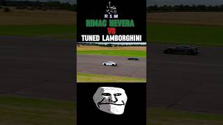 Tuned Lamborghini Vs Electric Rimac nevera 😈🗿🗿shorts redbullf1 kawasaki rally [upl. by Poppo]