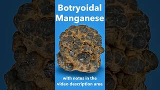 Botryoidal Manganese IDd [upl. by Odette661]