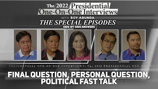 The 2022 Presidential Interviews SideBySide Final Question Personal Question Political FastTalk [upl. by Iarahs]