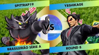 SpitTrap19 Incineroar vs Y8shikage Kazuya  BRASILEIRÃO SMASH ONLINE SÉRIE A  SSBU [upl. by Mellen]