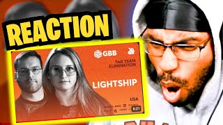 K Dre REACTS to LIGHTSHIP  Grand Beatbox Battle 2019  Tag Team Elimination REACTION [upl. by Eenyaj293]