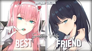 ♪ Nightcore  Best Friend → Saweetie feat Doja Cat SV ♡ ft NightCentralCore [upl. by Yenot]