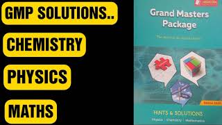 GMP SOLUTIONS FIITJEE STUDY MATERIAL [upl. by Euqilegna]