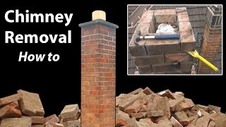 Removing a Chimney Below Roof Level  How to [upl. by Soisanahta]