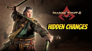 Some HIDDEN changes you might not know  Shadow Fight 4 Arena [upl. by Akeenat444]