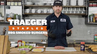 How to Grill Burgers with Matt Pittman from Meat Church BBQ  Traeger Staples [upl. by Ecienaj999]