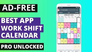 Best Free Work Shift Calendar App for Android [upl. by Tomas189]