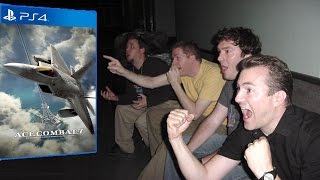 Live Reaction to Ace Combat 7s Trailer at the 2016 PlayStation Experience [upl. by Ennasirk]