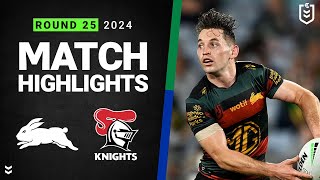 NRL 2024  Rabbitohs v Knights  Match Highlights [upl. by Lindberg]