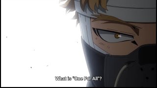 Hawks wants to know about the One For All  My Hero Academia season 6 episode 17 [upl. by Laehcar]