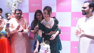 Shivangi Joshi celebrates her Birthday on The Opening of Kohira Jewelers Showroom [upl. by Moorish]