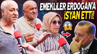 AKPli emekliler bile Erdoğana isyan etti  Sokak Röportajları [upl. by Airednaxela]