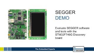 SEGGER Demo running on the STM32F746G [upl. by Ahsiemaj]