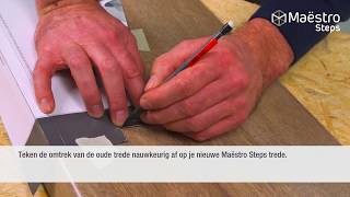 Laminaat Traprenovatie instructie Maestro steps [upl. by Baun]