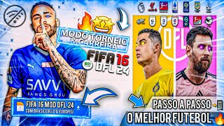 SAIU FIFA 16 MOD DFL 24 ANDROID ✅ APKDATAOBB COM EUROCOPA ATUALIZADO 2024 COMO INSTALAR DFL 24 🔥 [upl. by Joice555]