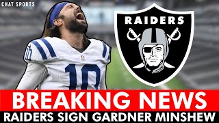 BREAKING🚨 Raiders Sign Gardner Minshew In 2024 NFL Free Agency  Raiders News amp Reactions [upl. by Kushner]