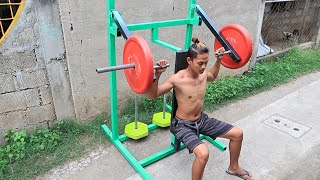 How to Make Homemade Shoulder Press Machine [upl. by Fausta]