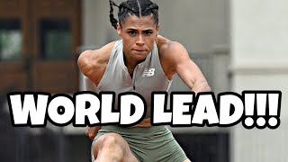 Sydney McLaughlin WINS 400m Hurdles Opener 2024 [upl. by Jentoft]