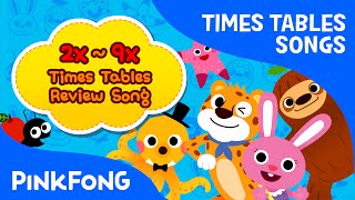 2x9x Times Tables Review Song  Times Tables Songs  PINKFONG Songs for Children [upl. by Kepner]