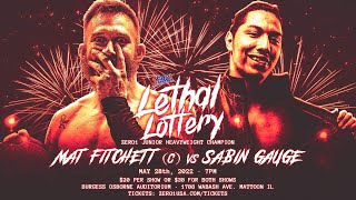 FREE MATCH  Mat Fitchett c v Sabin Gauge 5282022  Zero1 USA Jr Heavyweight Title [upl. by Frederique]