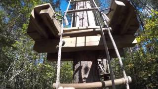 Go Ape Freedom Park Williamsburg VA GoPro Hero4 Silver HD POV [upl. by Eli]