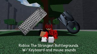 Roblox TSB w keyboard and mouse sounds [upl. by Ayom]