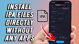 Sideload IPA Online  Install IPA Directly on iPhone No 3rd Party Apps [upl. by Mela]