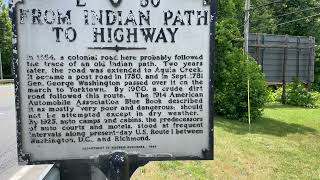 1664 From War Path To Highway Accokeek Creek amp US Route 1 [upl. by Naret483]