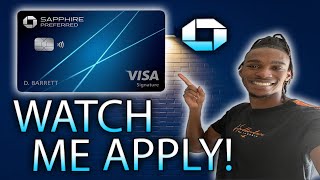 Watch Me Apply For Chase Sapphire Preferred As A 21 Year Old [upl. by Erda935]