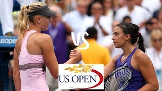 Sharapova vs Bartoli  2012 US Open Highlights [upl. by Dolora866]