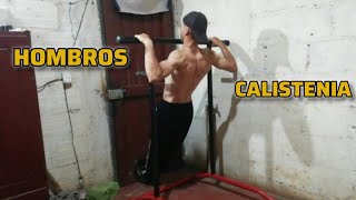 Efectiva Rutina Para HOMBROS Fuertes Con CALISTENIA [upl. by Hallsy]