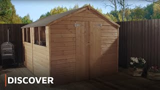 DISCOVER  Large Shiplap Tongue and Groove Apex Shed Tour [upl. by Kalin124]