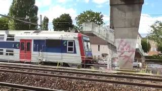 Z55500 Z8800 Z20900  Gare de Viroflay Rive Gauche [upl. by Merrill]