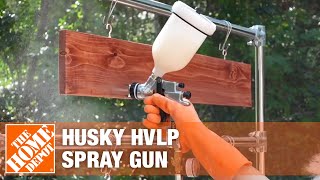 HVLP Paint Spray Gun  The Home Depot [upl. by Layton]