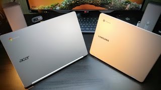 Samsung Chromebook Plus VS Acer Chromebook R13  ARM YourSelf [upl. by Ecirtahs]