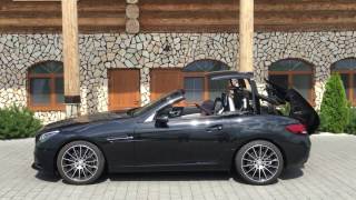 MercedesBenz SLC roof opening and closing [upl. by Bink]