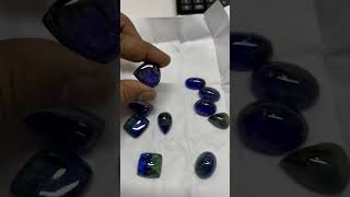 Tanzanite Cabochons Bio Colour Tanzanite Cab’s [upl. by Etnomal]