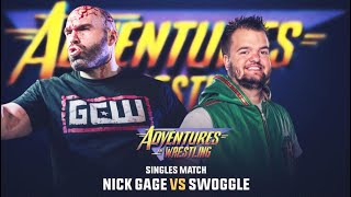 Nick Gage versus Swoggle  Black Label Pro Adventures in Wrestling  The Collective [upl. by Aira]