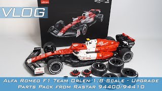 Alfa Romeo F1 Team Orlen 18 scale LEGO TECHNIC MOC with upgrades from Rastar set 9440094410 [upl. by Nicoline]