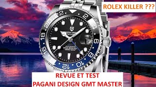 Montre Pagani Design GMT Master mieux quune Rolex GMT Master Batman  Revue Test et Avis [upl. by Eigroeg]