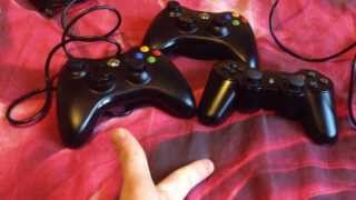 Comparatif des manettes PS3 et Xbox 360 [upl. by Northrup]